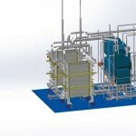 3D-модель электродиализной установки ЭДУ-ION